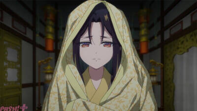 アニメ『ふつつかな悪女ではございますが』雅媚の目的を理解した慧月(玲琳)は、皇太子・尭明に破魔の弓の借用を願い出る。第9話「必ずお助けいたします」あらすじ＆先行カット