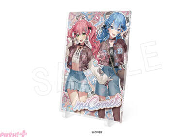 【ホロライブ】さくらみこ＆星街すいせいの「miComet」がJOYSOUNDとコラボ！ おそろいのスタジャンコーデやラフにジャージを着こなす放課後コーデの新グッズが登場