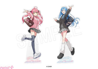 【ホロライブ】さくらみこ＆星街すいせいの「miComet」がJOYSOUNDとコラボ！ おそろいのスタジャンコーデやラフにジャージを着こなす放課後コーデの新グッズが登場