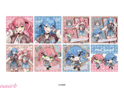 【ホロライブ】さくらみこ＆星街すいせいの「miComet」がJOYSOUNDとコラボ！ おそろいのスタジャンコーデやラフにジャージを着こなす放課後コーデの新グッズが登場