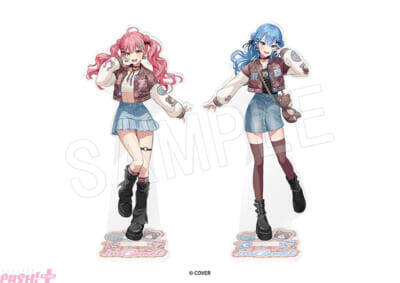 【ホロライブ】さくらみこ＆星街すいせいの「miComet」がJOYSOUNDとコラボ！ おそろいのスタジャンコーデやラフにジャージを着こなす放課後コーデの新グッズが登場
