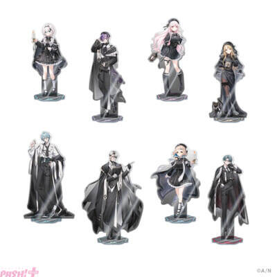 【にじさんじ】ハロウィンテーマの撮りおろしビジュアルを使ったアクリルスタンドにおばけマスコットも！ 「Haunted School」グッズが販売決定