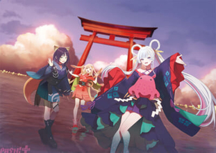 映画『超かぐや姫！』酒寄彩葉と月見ヤチヨの3Dモデルが初公開！ VRツクヨミワールドを初披露するPV＆ビジュアルが「ツクヨミ感謝祭 INFO」にて公開