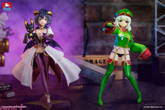 【まほあこ】衣装から覗く生肌の肉感に注目…！ アニメ『魔法少女にあこがれて』マジアベーゼ Ver.1.5とレオパルトのフィギュアがゲームセンターなどに同時登場