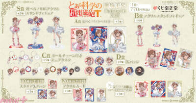 【超電磁砲T】坂美琴の誕生日を新規描き下ろしイラストでお祝い！ 豪華賞品が手に入る＜「とある科学の超電磁砲T」御坂美琴 Birthdayくじ 2026＞が販売決定