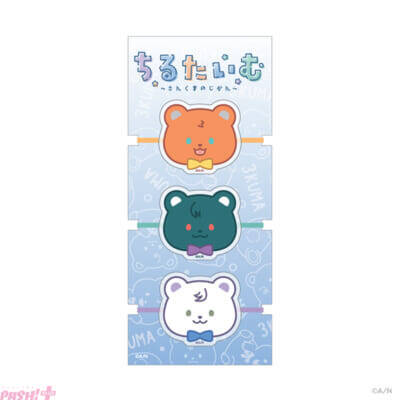 【にじさんじ】グッズにちなんだ3SKMの新衣装お披露目配信も決定！ 北見遊征、魁星、榊ネスをイメージしたテディベアから生まれたマスコット「3KUMA」の『ちるたいむ～さんくまのじかん～』グッズが登場