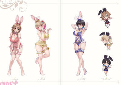 お紳士・お淑女の憩いの場『バニーガーデン』のさまざまなビジュアルを収録した完全保存版！ 『バニーガーデン＆へべれけ ばにーがーでん 公式ビジュアルファンブック』が敢行決定