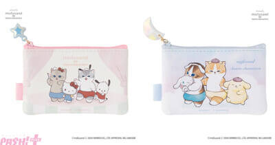 mofusandとサンリオによる夢のコラボ第3弾が決定！ 「遊園地へおでかけ」がテーマのかわいいぽてふわマスコットやぷっくりシールが登場