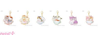 mofusandとサンリオによる夢のコラボ第3弾が決定！ 「遊園地へおでかけ」がテーマのかわいいぽてふわマスコットやぷっくりシールが登場