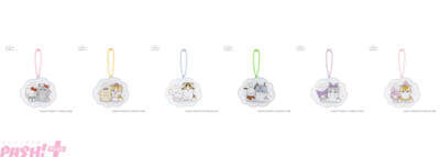 mofusandとサンリオによる夢のコラボ第3弾が決定！ 「遊園地へおでかけ」がテーマのかわいいぽてふわマスコットやぷっくりシールが登場