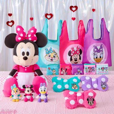 【ディズニー】ミニー、デイジー、クラリスが頑張るあなたを応援！ かわいいグッズが多数の「Disney キャンペーン in ナムコ バレンタイン 2026 ～GO FOR IT！～」が開催