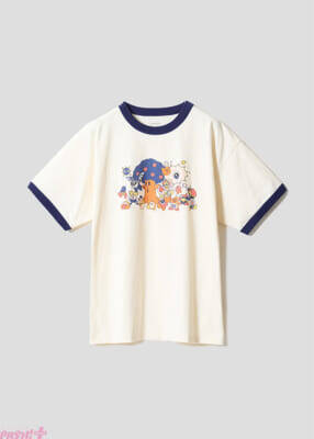 『星のカービィ』が「graniph」の「h」をすいこむ店舗ラッピング装飾も！ グラニフとコラボしたかわいいアイテムが発売決定