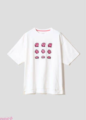 『星のカービィ』が「graniph」の「h」をすいこむ店舗ラッピング装飾も！ グラニフとコラボしたかわいいアイテムが発売決定