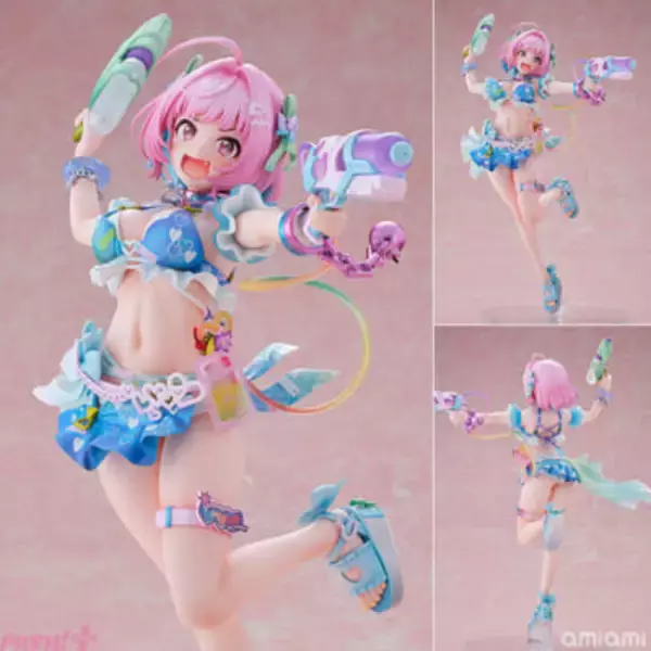 フリルやリボンなどの装飾パーツや大ボリュームのボディラインまで精巧に造形！ 『アイドルマスター シンデレラガールズ』[夢見りあむはやるしかない]のカードイラストがフィギュア化