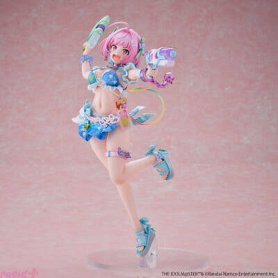 フリルやリボンなどの装飾パーツや大ボリュームのボディラインまで精巧に造形！ 『アイドルマスター シンデレラガールズ』[夢見りあむはやるしかない]のカードイラストがフィギュア化