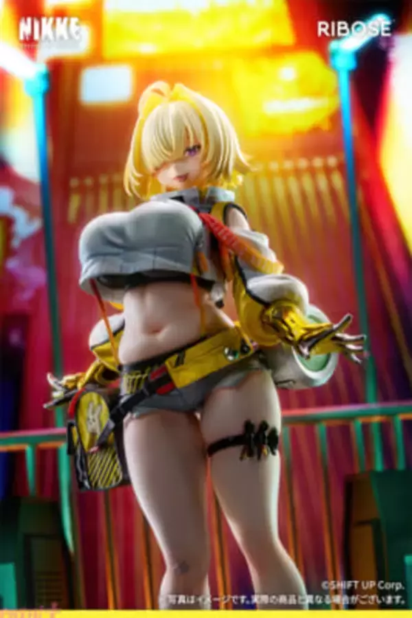大迫力バスト＆ムチムチなスタイルを再現！ 『勝利の女神：NIKKE』エレグがフルチャージのエネルギーをまとって華やかに立体化