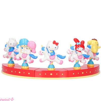 【サンリオ】カプセルトイで人気の『Shaky! サンリオキャラクターズ メリーゴーランド』ブラインドBOXで登場！ ハローキティやクロミたちがラインナップ