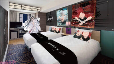 大河幻想ラジオドラマ『魔道祖師』魏無羨と藍忘機の美麗な新規描き下ろしイラストを使ったコンセプトルームは必見！ サンシャインシティプリンスホテルでコラボルームプランが販売