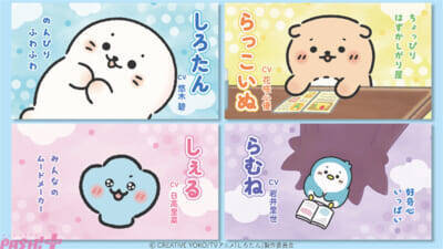 アニメ『しろたん』ふわふわでかわいい日常やしろたん、らっこいぬ、しぇる、らむねの性格が垣間見える本PV解禁！ 追加キャストとして花咲心優さん、日高里菜さん、岩井里世さんが発表