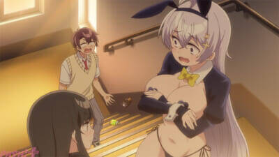 アニメ『よわよわ先生』引っ越し直後の鶸村先生の家で、書類探しを手伝う阿比倉くん。しかし紐同然のセクシーな下着を発見してしまい…!? 第3話「もみもみのコミュニケーション」あらすじ＆先行カット