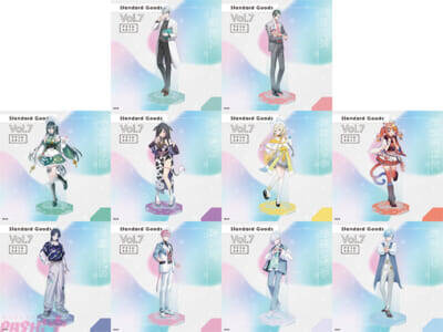 【にじさんじ】えりぶり、よいゆめ、すぷれあのアクリルスタンド＆ランダムチェキ風カードが登場！ 「Standard Goods Vol.7」が2月3日より販売開始