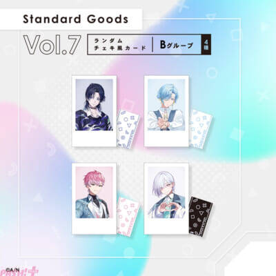 【にじさんじ】えりぶり、よいゆめ、すぷれあのアクリルスタンド＆ランダムチェキ風カードが登場！ 「Standard Goods Vol.7」が2月3日より販売開始