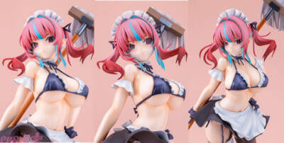 【カナチョロ】流麗なボディラインと艶めくパール塗装に見惚れる。アニメ『カナン様はあくまでチョロい』高潔カナンが水着メイド姿でフィギュア化