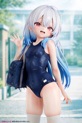 スクール水着越しに伝わる健康的な曲線美を堪能！ スクール水着姿の美少女「月島ほとり」がフィギュアで新登場