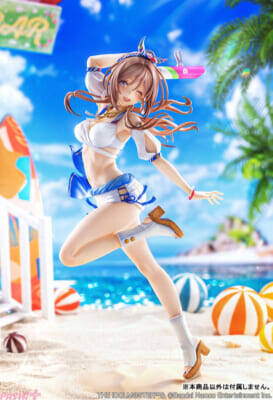 爽やかな夏らしい衣装やカラフルなネイルは必見！ 『学園アイドルマスター』姫崎莉波が「キミとセミブルー」のイラストをベースにフィギュア化