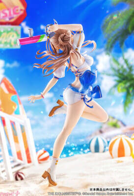 爽やかな夏らしい衣装やカラフルなネイルは必見！ 『学園アイドルマスター』姫崎莉波が「キミとセミブルー」のイラストをベースにフィギュア化