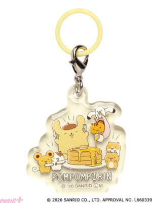 【サンリオ】デビュー30周年のポムポムプリンがお友だちと過ごす姿がカワイイ…！ 持ち物のめじるしにもピッタリの『ぼくの一日♪クリアチャーム』がカプセルトイに登場