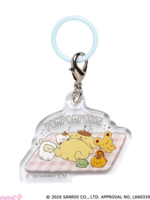【サンリオ】デビュー30周年のポムポムプリンがお友だちと過ごす姿がカワイイ…！ 持ち物のめじるしにもピッタリの『ぼくの一日♪クリアチャーム』がカプセルトイに登場
