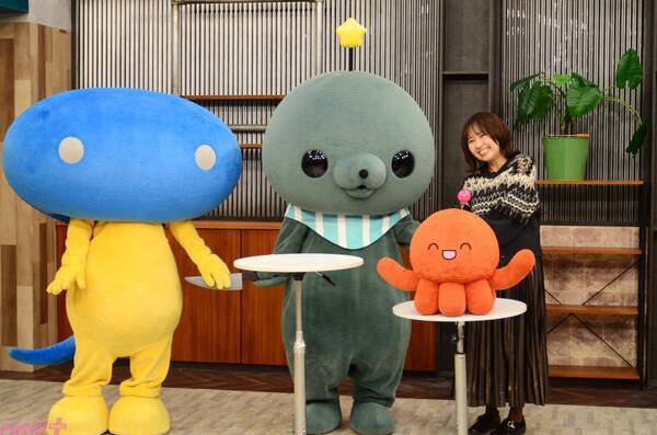 【教育番組】投稿開始から2周年を記念した「教育映画祭」の開催＆中編アニメの制作が決定！タマ、パウルを演じる中村カンナさん、スカパーのスカッピーと3人で会見に。収録直後の中村さんにインタビュー！後編