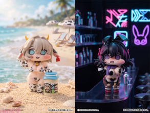 かわいいのにセクシー!? 『ブラウンダスト2』より「ミルキービキニ テレーゼ」と「セレブリティ・バニー ロエン」がミニスタイルでフィギュア化