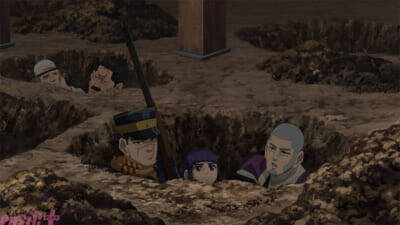 アニメ『ゴールデンカムイ』一時中断されていた駆逐艦の艦砲射撃が再開される中、杉元たちは局面を打開できるのか!? 最終章第11話(第六十話)「五稜郭攻囲戦」あらすじ＆先行カット