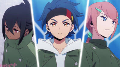 アニメ『デジモンビートブレイク』トモロウたちは賞金首の犯行現場で不自然な3人組と出会う。第13話「五行星会議」あらすじ＆先行カット