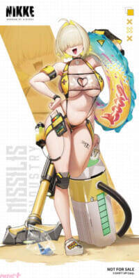 大胆水着で強調された豊満スタイルに悶絶…！ 『勝利の女神：NIKKE』より「エレグ：ブーム・アンド・ショック」がフィギュア化