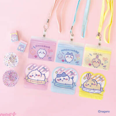 『ちいかわ』パステルカラーがかわいい！ 限定デザインのポーチやシールがDAISO店舗・ダイソーネットストアに登場