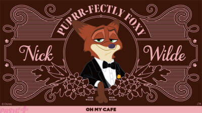 『ズートピア2』タキシード姿のニックをイメージしたメニュー＆グッズはファン必見！ OH MYCAFEに新メニューが登場