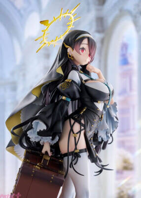 黒衣の修道服とセクシーな太もものギャップにメロメロ…！ 『ブルーアーカイブ』よりヒナタがスケールフィギュアで登場
