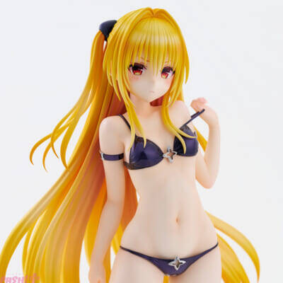 恥嫌感を込めたヤミちゃんらしい表情もまた魅力的…！ 『ToLOVEる－とらぶる－ダークネス 水着シリーズ 「金色の闇」 1/4サイズ』が予約受付中