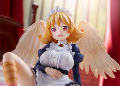カゲキすぎるポーズで立体化!? 『異種族レビュアーズ』食酒亭のウェイトレス・メイドリーのフィギュアが登場