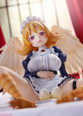 カゲキすぎるポーズで立体化!? 『異種族レビュアーズ』食酒亭のウェイトレス・メイドリーのフィギュアが登場