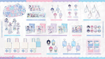 【にじさんじ】オフィシャルストア特典の学生証風カードも必見！ 皇れお、篠宮ゆの、城瀬いすみ、花籠つばさの「すぷれあ」デビュー半年記念グッズが登場