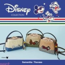 【ディズニー】これからの暑い季節にピッタリ！ ミッキー、ドナルド、グーフィーのカワイイかごバッグやバッグチャームがサマンサタバサから登場