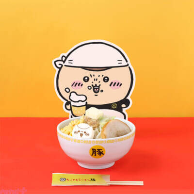 「ちいかわラーメン 豚」ちいかわ、ハチワレ、うさぎのかわいいマスコットなど新アイテム4種が登場！