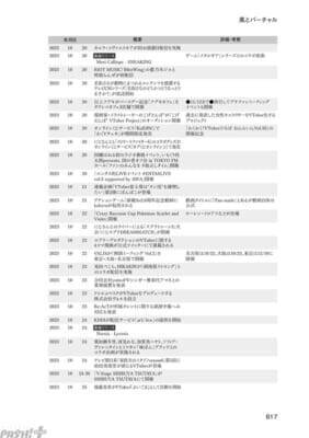 「VTuber史」をつづる、唯一無二の歴史編纂・記録誌！ 約1.7万行にもおよぶ年表などを一冊にまとめた「『風とバーチャル』年表＋用語集」がコミケ107にて頒布