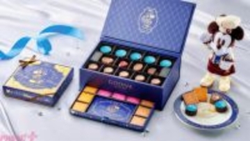 ディズニーストアとゴディバの共同制作によるオリジナルチョコレートが初登場！　ショコラティエ姿のミッキーがかわいいバレンタインのコレクションが発売