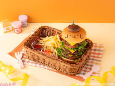 【サンリオ】ポムポムプリンのかわいいメニュー＆グッズが満載！ 30周年をお祝いする「ポムポムプリンのおうちこもりカフェ」が期間限定でオープン