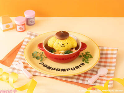 【サンリオ】ポムポムプリンのかわいいメニュー＆グッズが満載！ 30周年をお祝いする「ポムポムプリンのおうちこもりカフェ」が期間限定でオープン